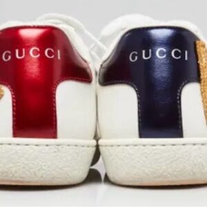 Gucci women Sneakers in Red, Blue, and White